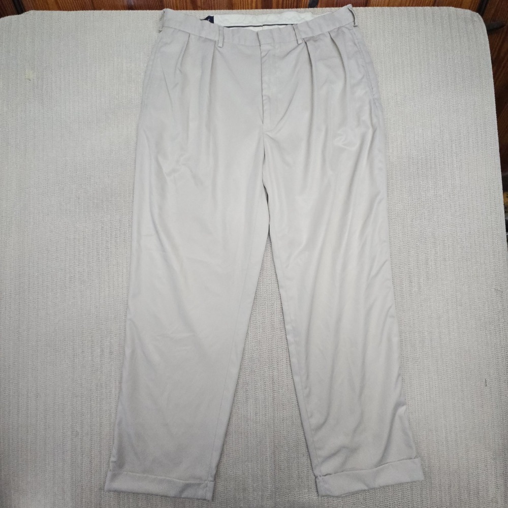 Polo Ralph Lauren Pants Mens 36 Beige Polo Golf Relaxed Straight Khakis Trousers